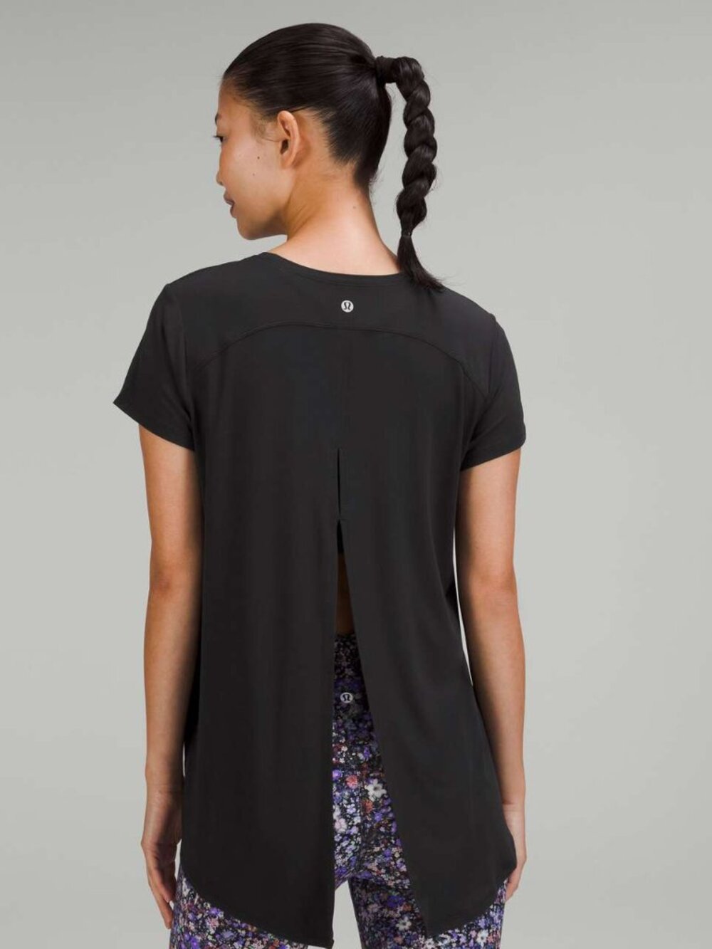 Lululemon Modal Open Up Tie Back T-Shirt, Sz Large